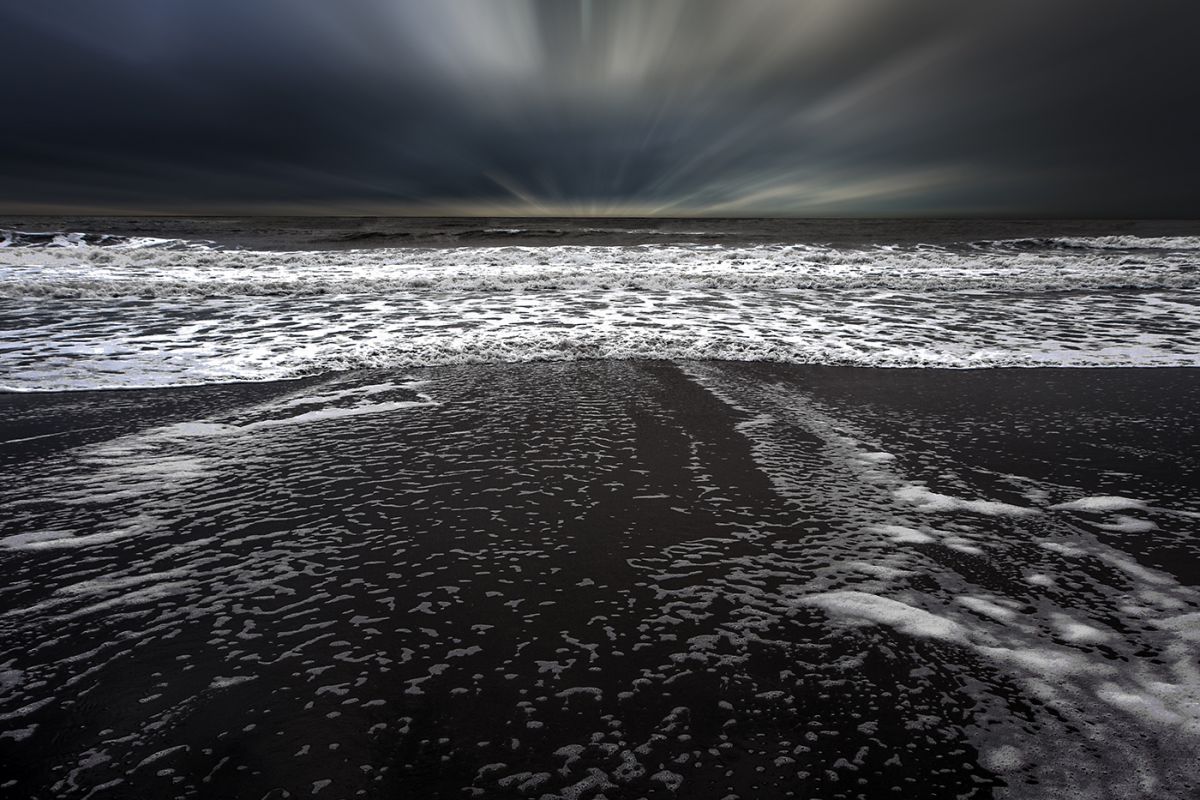 the surf