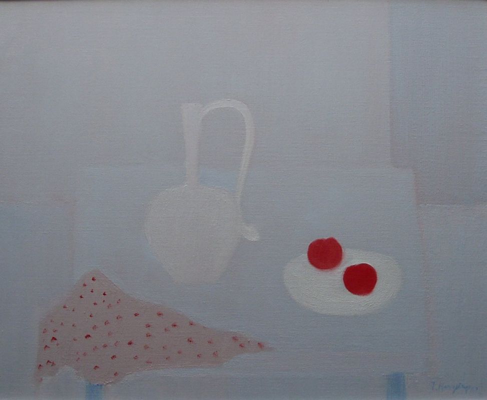 De witte vaas