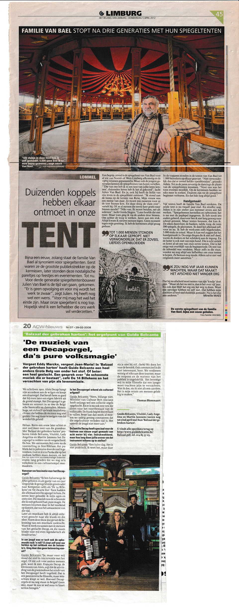 spiegeltent decap