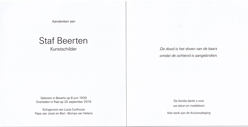 stafbeerten bidprentje